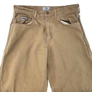 Tyndale FR Workwear Pants Men M295T 34x32 Tan Flame Resistant CAT 2 Carpenter